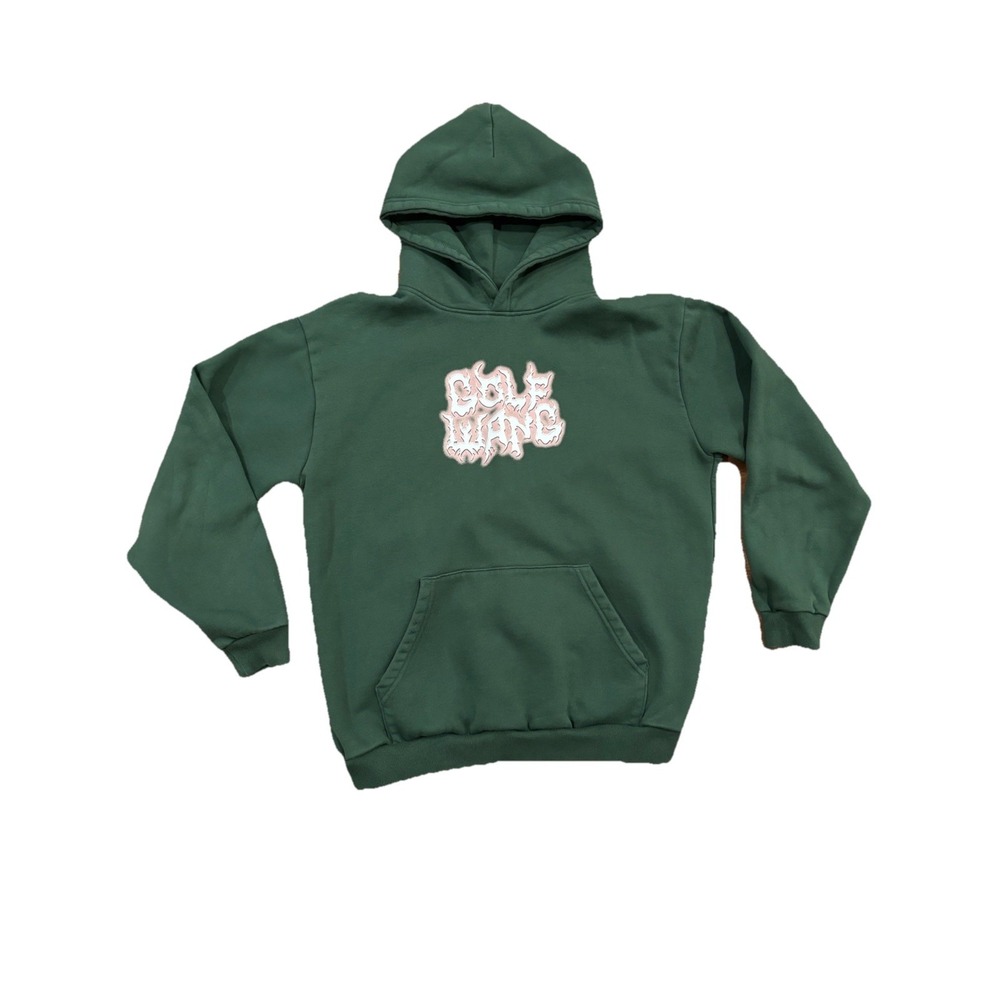 Golf Wang Spellout Heavy Cotton Hoodie Mens Medium Graphic Sweatshirt